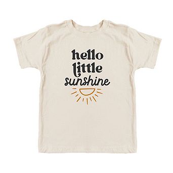 Hello Little Sunshine Toddler Short Sleeve Graphic Tee