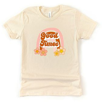 Good Times Rainbow Toddler Short Sleeve Graphic Tee