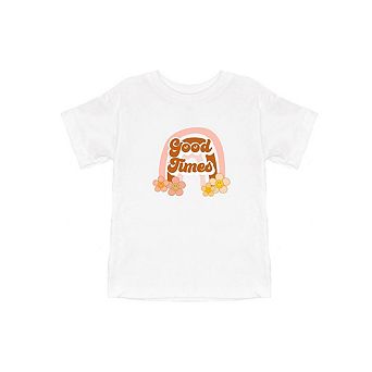 Good Times Rainbow Toddler Short Sleeve Graphic Tee