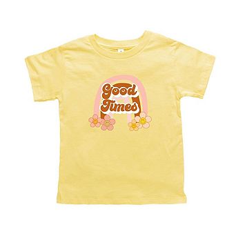 Good Times Rainbow Toddler Short Sleeve Graphic Tee