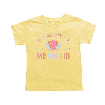 I'm A Mermaid Toddler Short Sleeve Graphic Tee