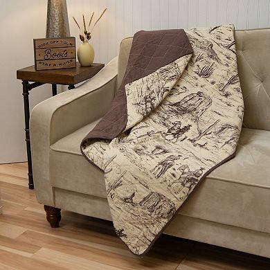 Donna Sharp Cowboy Quilted Throw Blanket