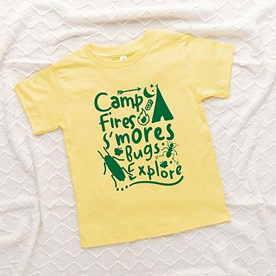 Camp Fire S'mores Toddler Short Sleeve Graphic Tee