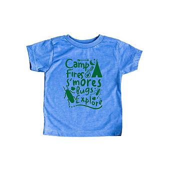 Camp Fire S'mores Toddler Short Sleeve Graphic Tee