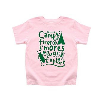 Camp Fire S'mores Toddler Short Sleeve Graphic Tee