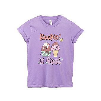 Keepin' It Cool Ice Cream Youth Short Sleeve Graphic Tee