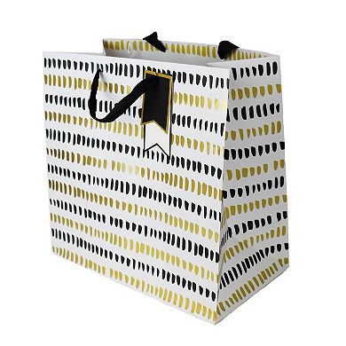 Dwell Studio Black and Gold Gift Bag