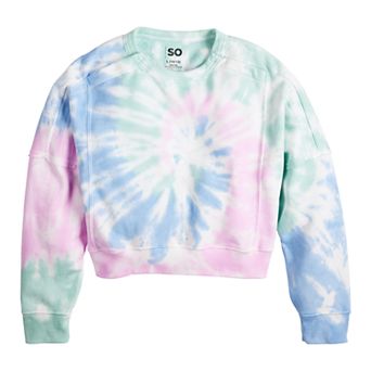 Girls 7-16 SO® Adaptive Seamed Cropped Sweatshirt