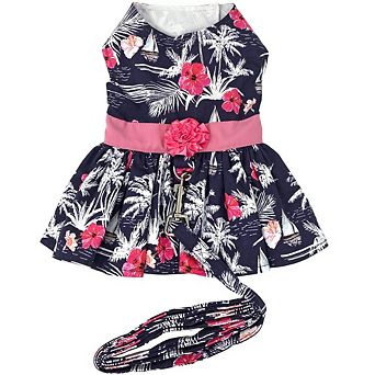 Doggie Design Moonlight Sails Dog Dress With Matching Leash