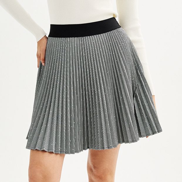 Women's Nine West Pleated Mini Skirt