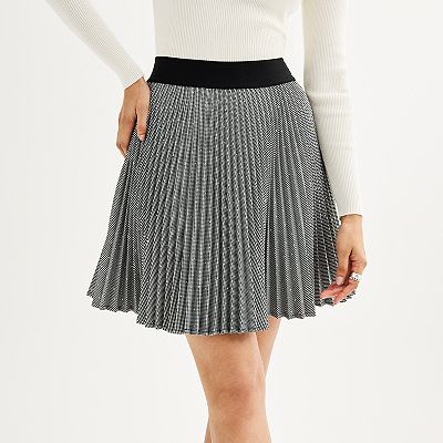 Women's Nine West Pleated Mini Skirt
