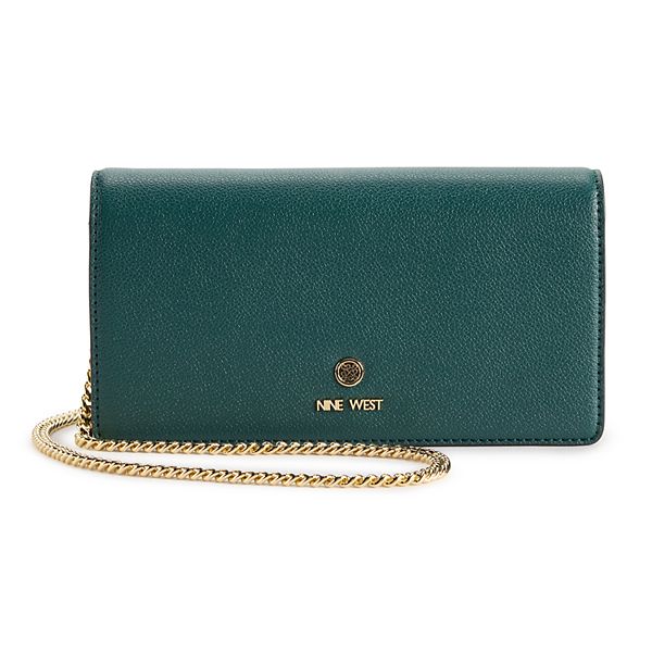 Nine West Chain Phone Crossbody Bag - Bottle Green