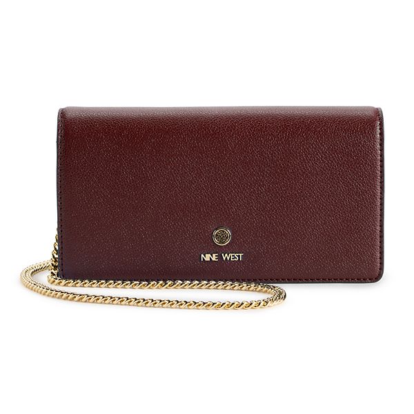 Nine West Chain Phone Crossbody Bag - Merlot