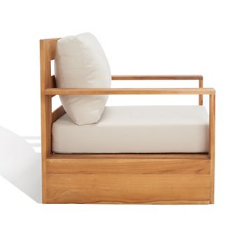 Safavieh Kauai Brazil Teak Outdoor Arm Chair