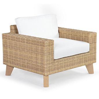 Safavieh Margarita Outdoor Wicker Arm Chair