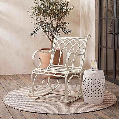 Safavieh Medrano Outdoor Rocking Chair