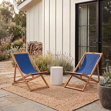 Safavieh Loren 2-pc. Outdoor Sling Chair Set