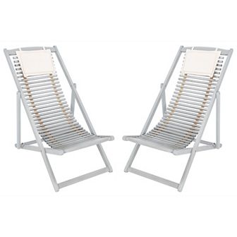 Safavieh Rendi 2 pc Outdoor Relax Chair With Pillow Set