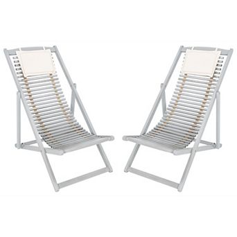 Safavieh Rendi 2 pc Outdoor Relax Chair With Pillow Set
