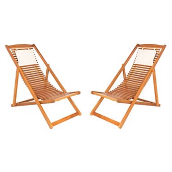 Safavieh Rendi 2 pc Outdoor Relax Chair With Pillow Set