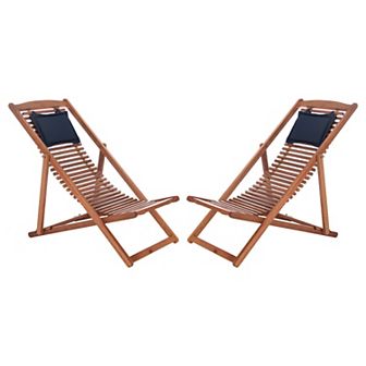 Safavieh Rendi 2 pc Outdoor Relax Chair With Pillow Set