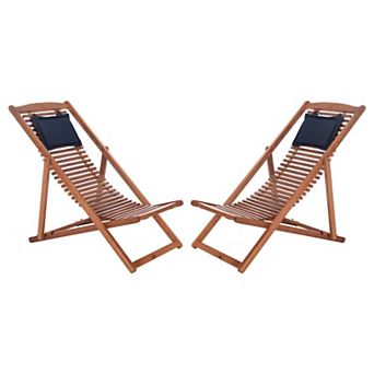 Safavieh Rendi 2 pc Outdoor Relax Chair With Pillow Set