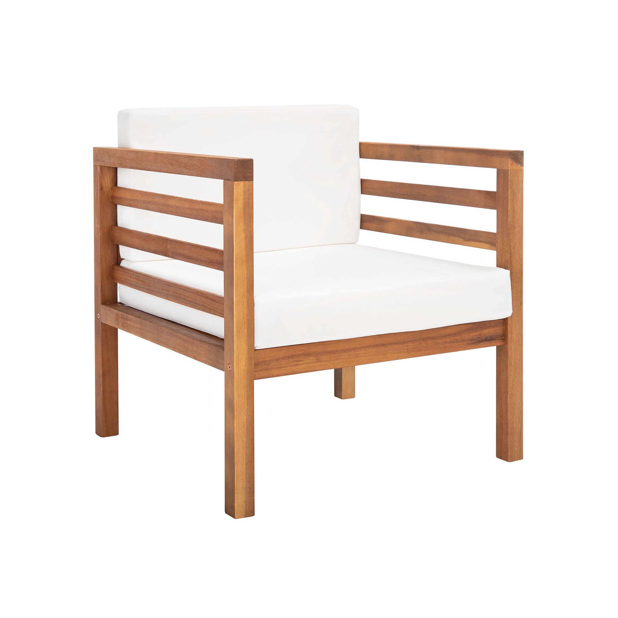 Safavieh Kinnell Outdoor Armchair, Natural Beige