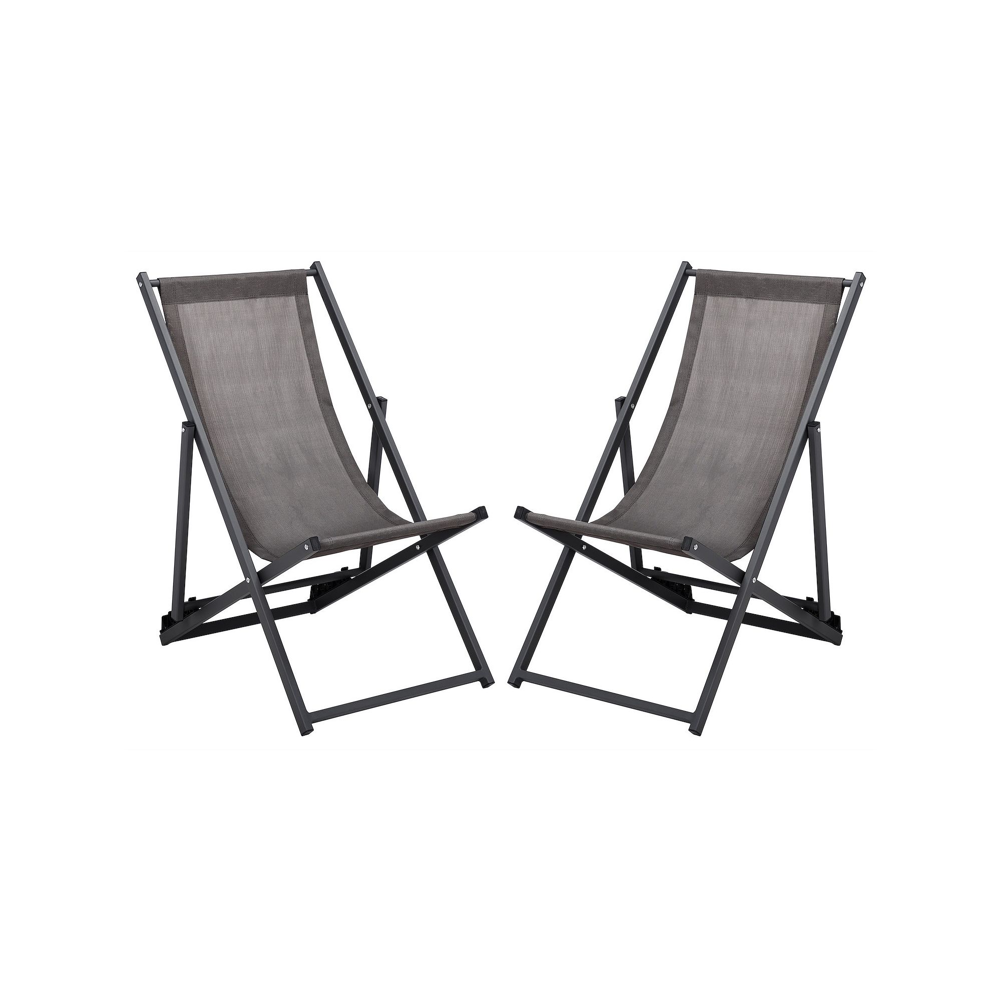 Safavieh Breslin 2-pc. Sling Chair Set, Gray Gray