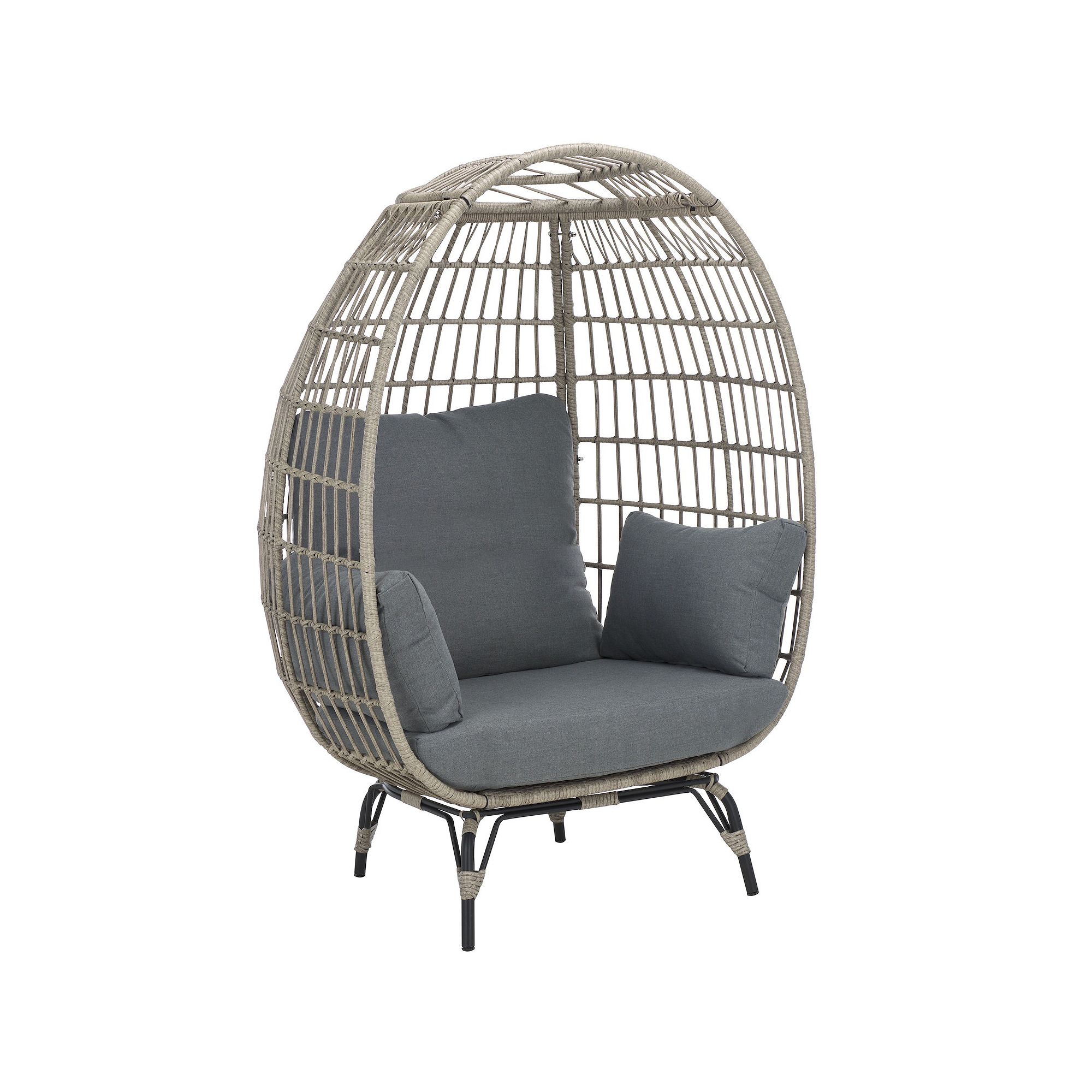 Safavieh Emmett Egg Chair, Gray Gray