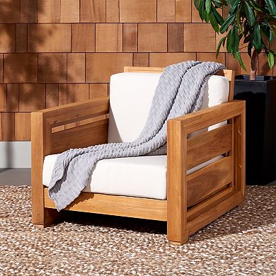 Safavieh Molokai Teak Patio Chair