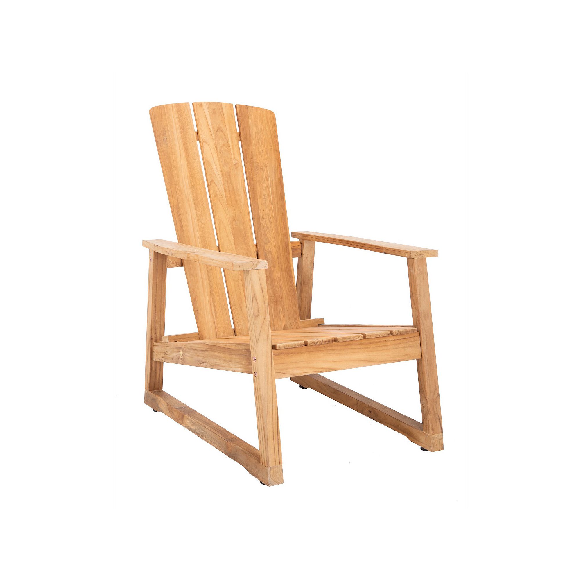 Safavieh San Juan Teak Adirondack Chair, Natural