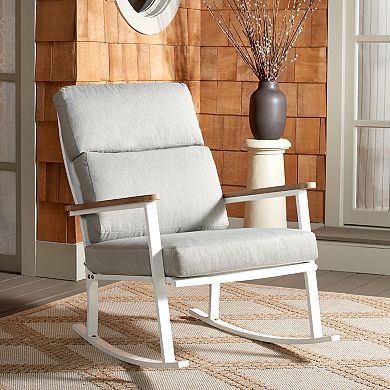 Safavieh Brutus Outdoor Rocking Arm Chair