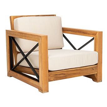 Safavieh Andros Teak Outdoor Arm Chair