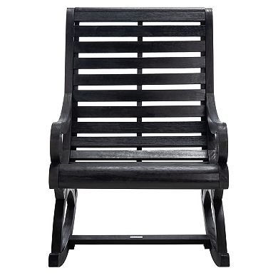Safavieh Sonora Outdoor Rocking Chair with Slatted Design