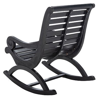 Safavieh Sonora Outdoor Rocking Chair with Slatted Design