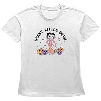 Women's Betty Boop Sassy Little Devil Graphic Tee