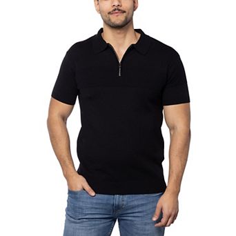 Men's Ottoman Texture Ss Polo Sweater