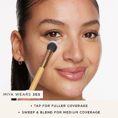 angled seamless finish concealer paw brush