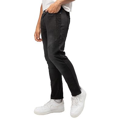 Men's Slim Stretch Moto Jeans