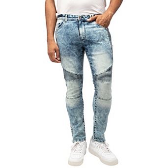 Men's Slim Stretch Moto Jeans