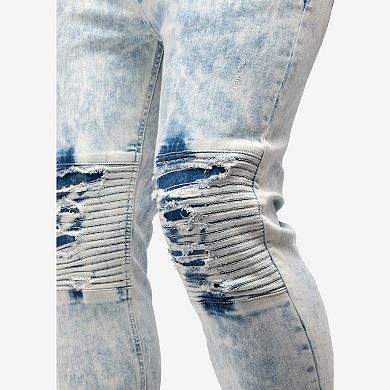 Men's Skinny Flex Moto Jeans