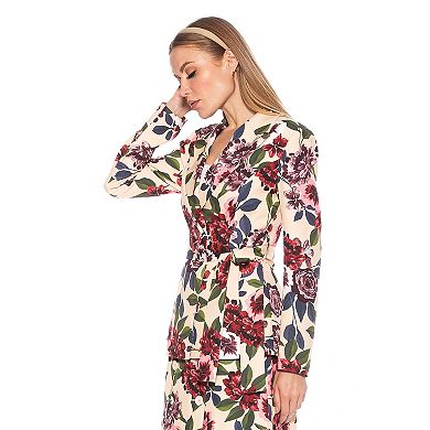 Women's ALEXIA ADMOR Olya Long Blazer Jacket with Belt