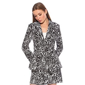 Women's ALEXIA ADMOR Olya Long Blazer Jacket with Belt