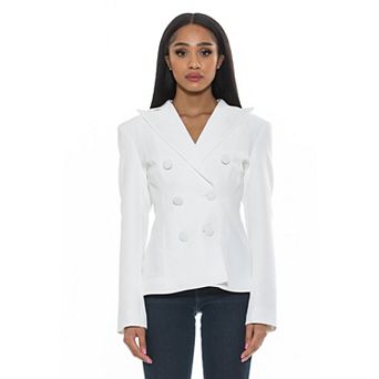Women's ALEXIA ADMOR Lianne Classic Structured Blazer with Shoulder Pads