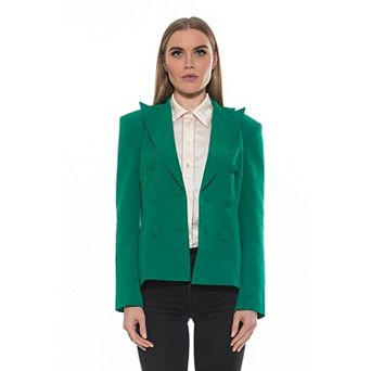 Women's ALEXIA ADMOR Lianne Classic Structured Blazer with Shoulder Pads