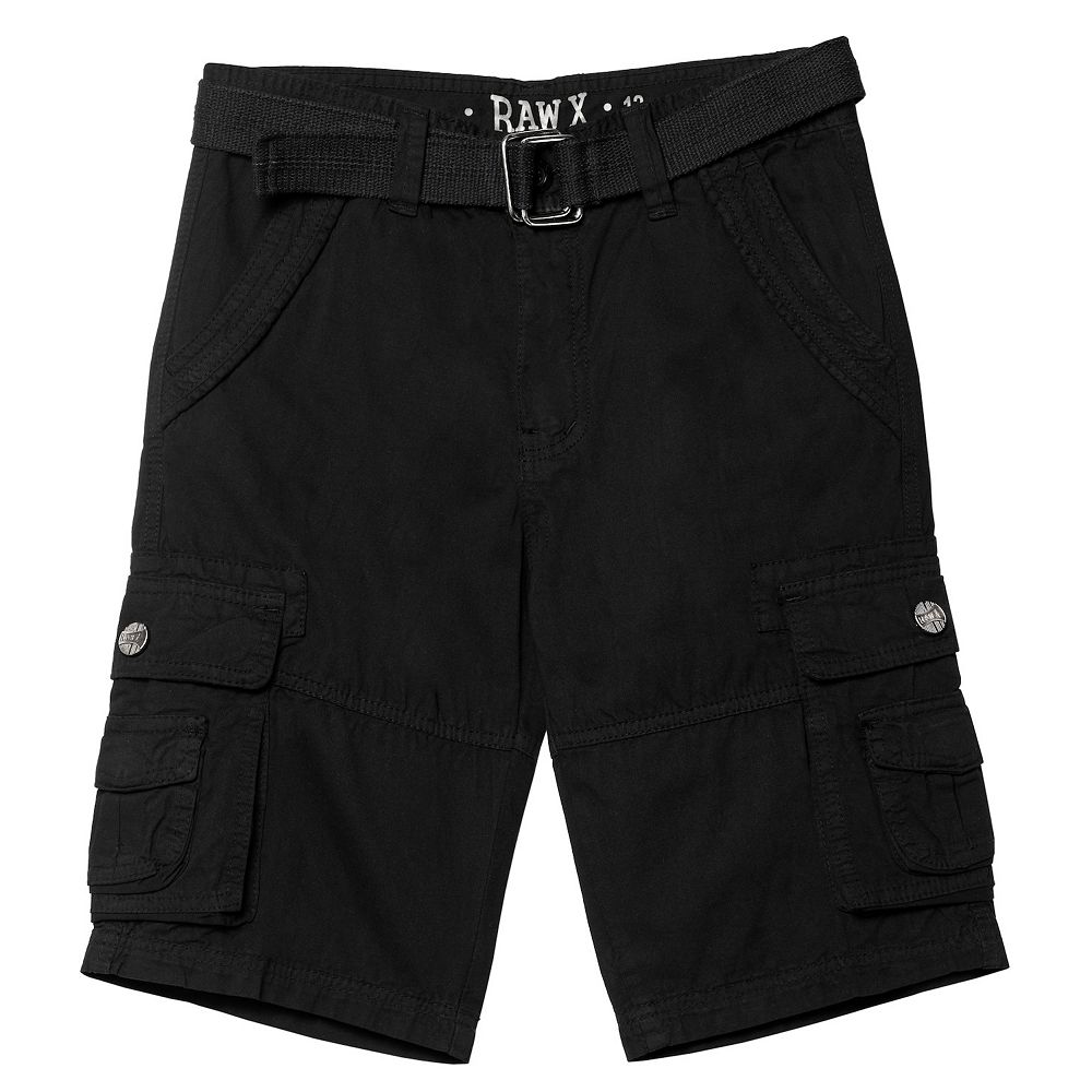 2 Piece Boys Casual Shorts & Belt