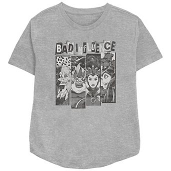 Disney Villains Juniors' Bad Influence Relaxed Fit Graphic Tee