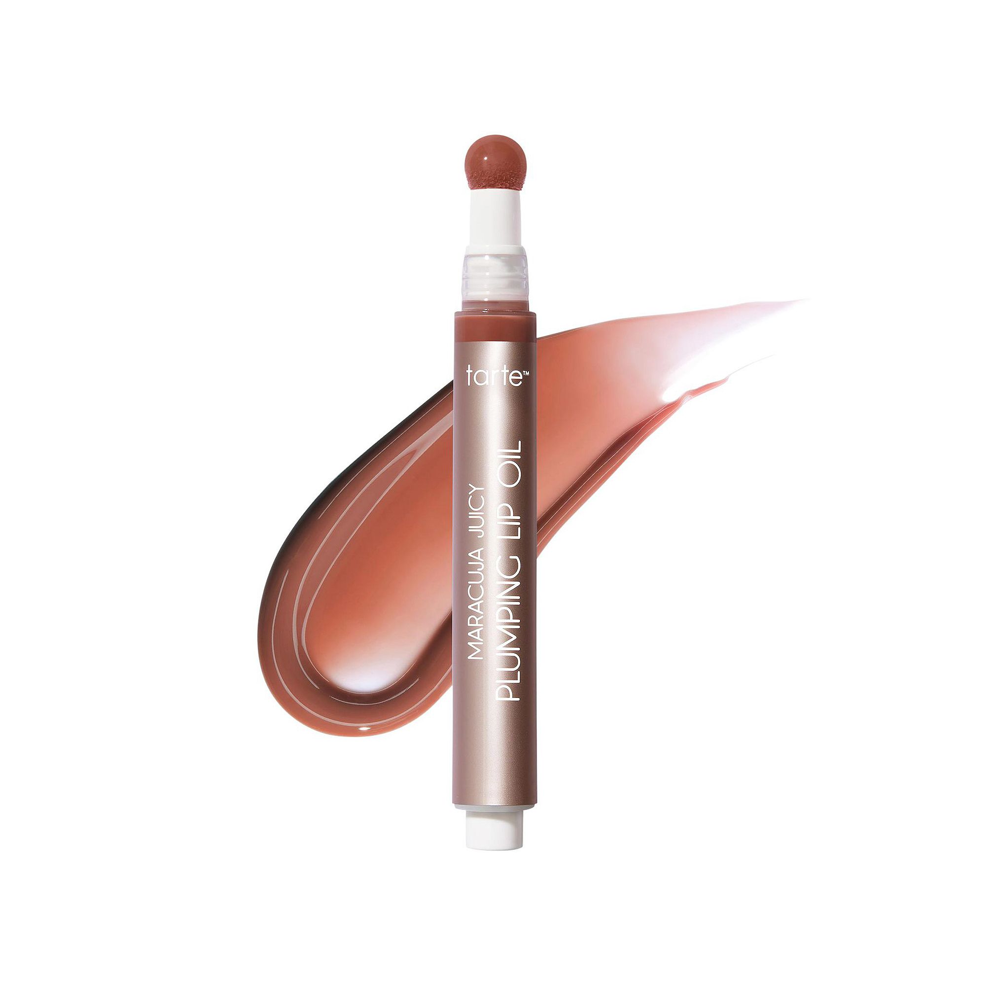 tarte maracuja juicy plumping lip oil, Size: 0.09Oz, Red