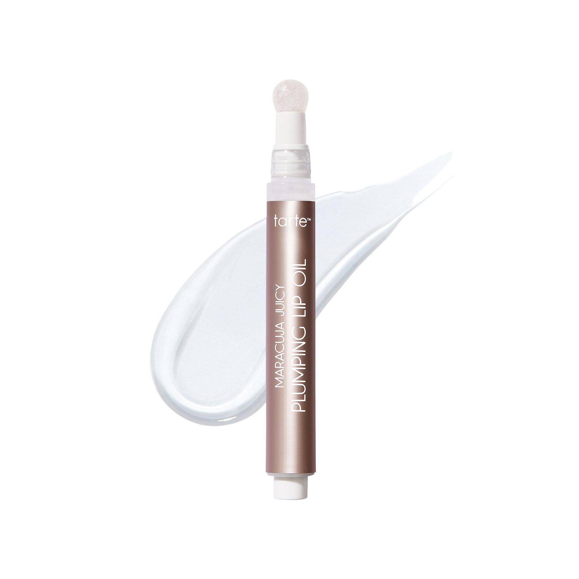 tarte maracuja juicy plumping lip oil, Size: 0.09Oz, Clear