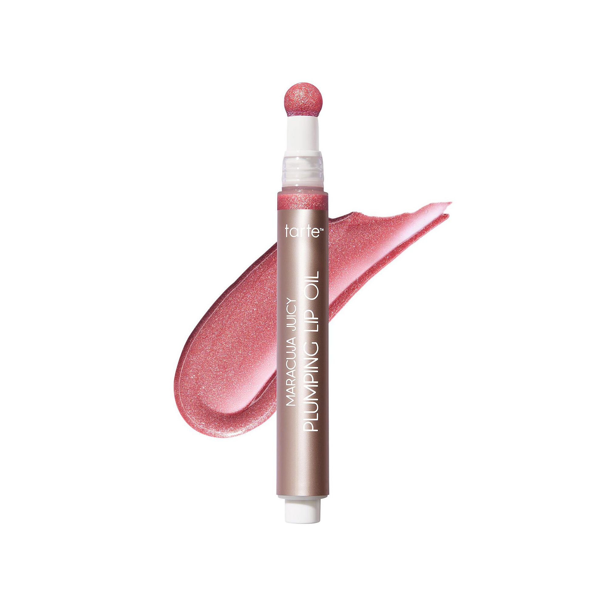 tarte maracuja juicy plumping lip oil, Size: 0.09Oz, Shimmering Calla Lilly
